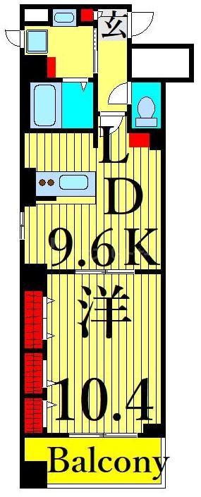 8階の間取り図