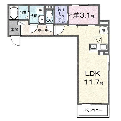 1階の間取り図