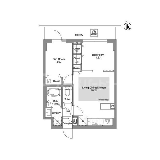 3階の間取り図