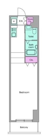 2階の間取り図
