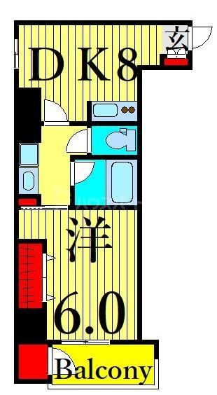 4階の間取り図