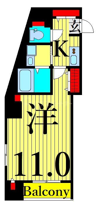 6階の間取り図