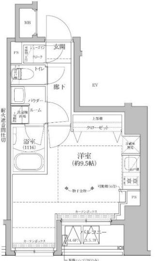 3階の間取り図