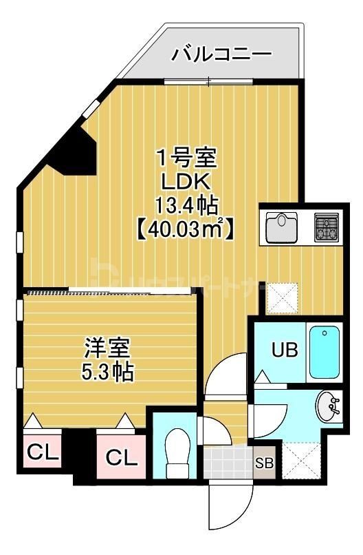 6階の間取り図