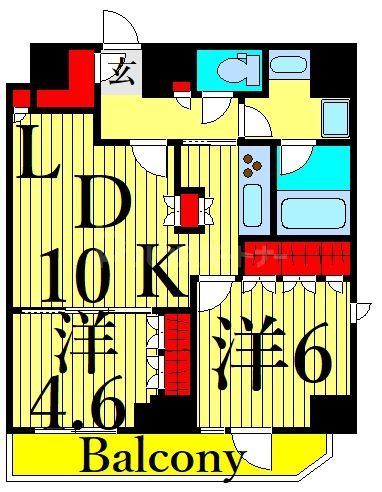 6階の間取り図