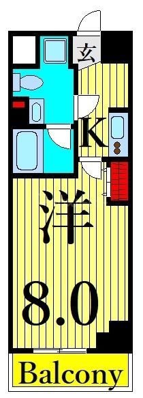 2階の間取り図