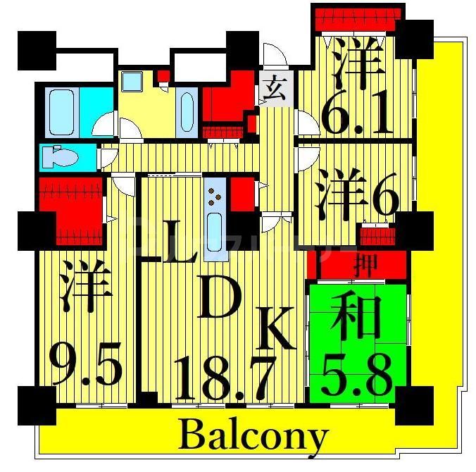 19階の間取り図