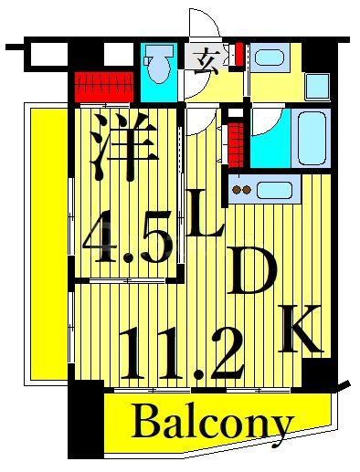 6階の間取り図