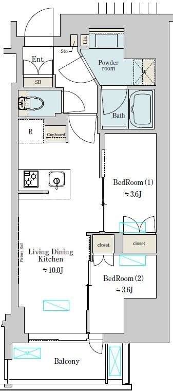 7階の間取り図