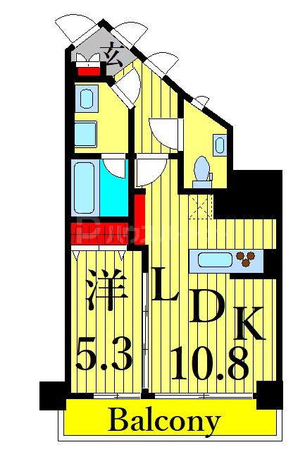 9階の間取り図