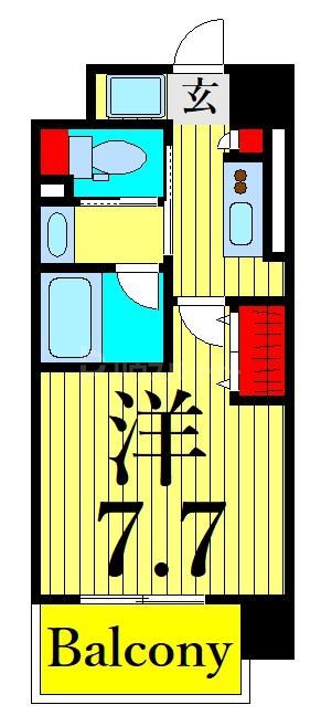 2階の間取り図
