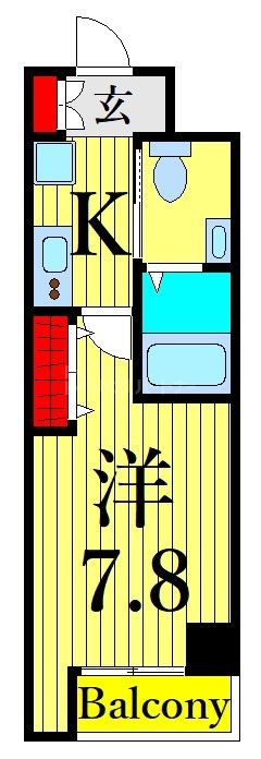 4階の間取り図