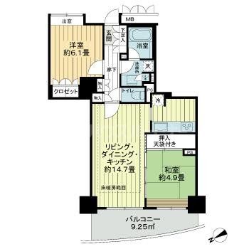 13階の間取り図