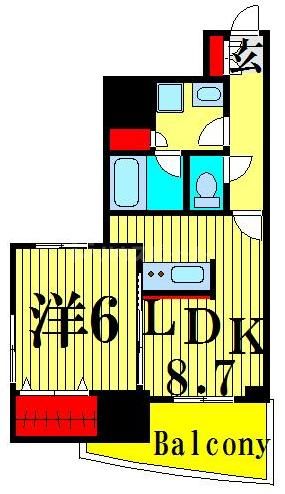 6階の間取り図