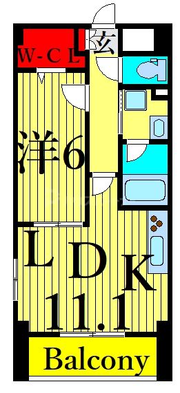 8階の間取り図