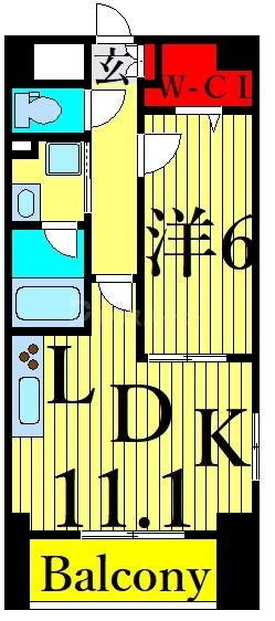 8階の間取り図