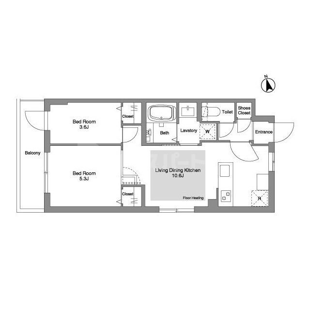 5階の間取り図