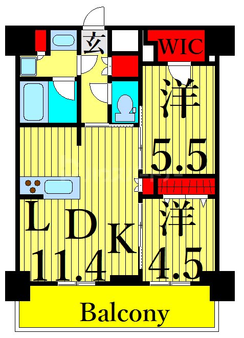 5階の間取り図