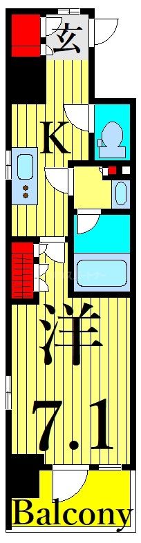 7階の間取り図