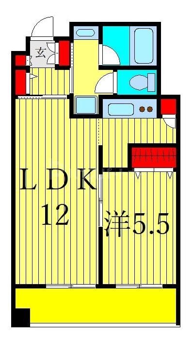 5階の間取り図