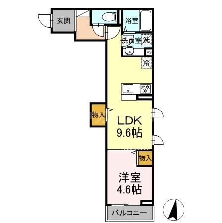 1階の間取り図