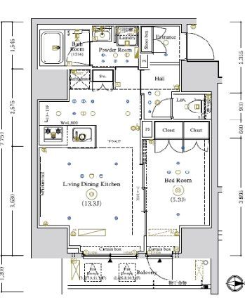 7階の間取り図