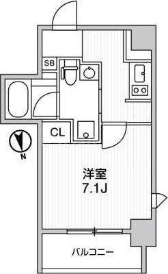 2階の間取り図