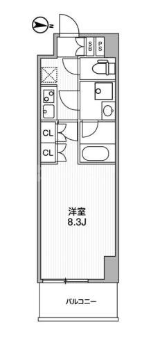 4階の間取り図