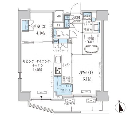 13階の間取り図