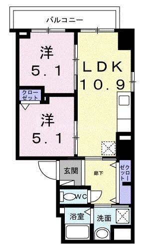3階の間取り図