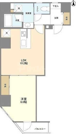 8階の間取り図