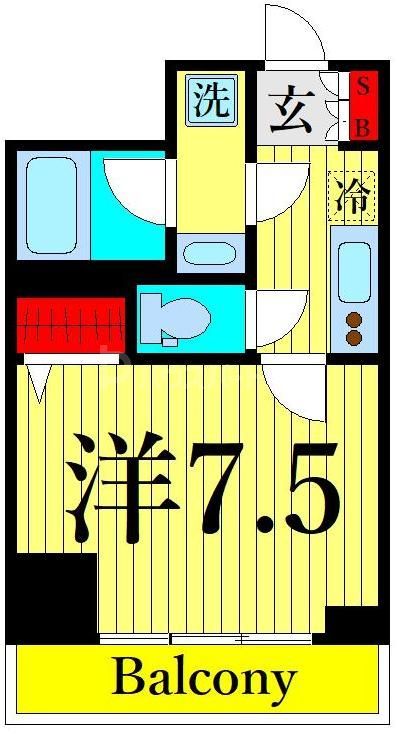 6階の間取り図