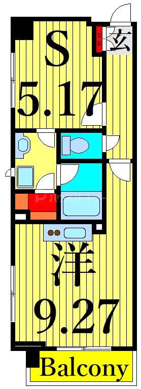 6階の間取り図