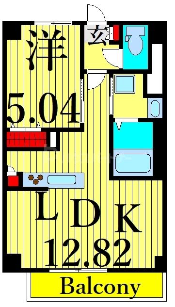 6階の間取り図