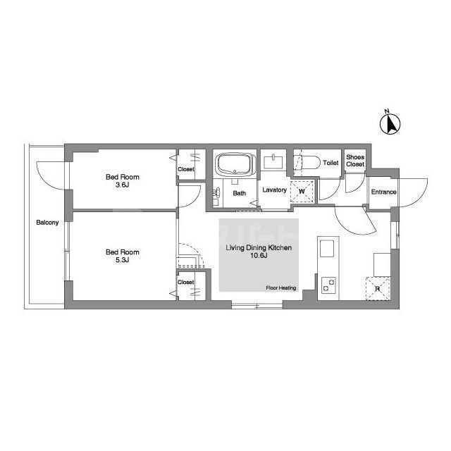 3階の間取り図