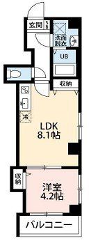 3階の間取り図