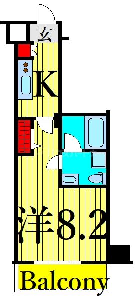 6階の間取り図