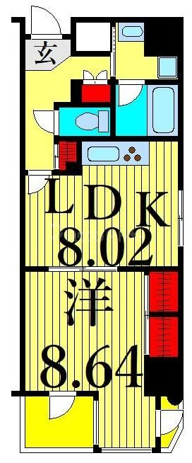 5階の間取り図