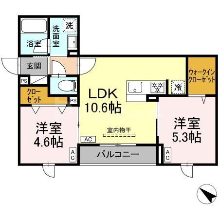 3階の間取り図