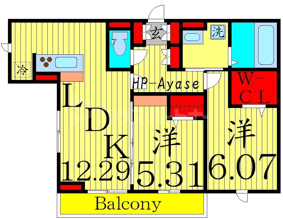 3階の間取り図