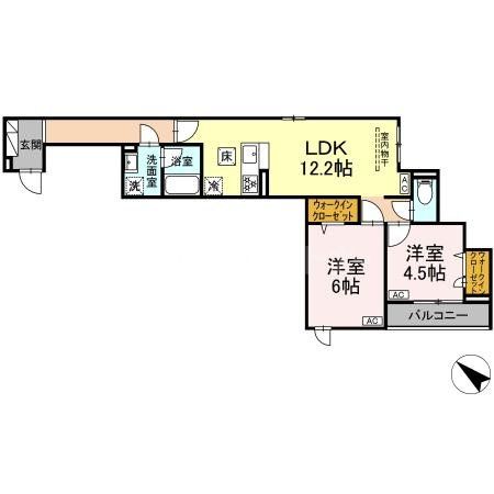 1階の間取り図