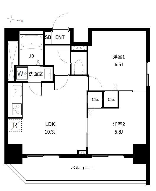 12階の間取り図
