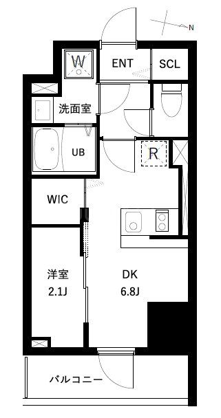 3階の間取り図