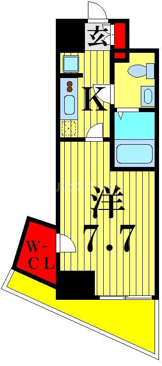 8階の間取り図
