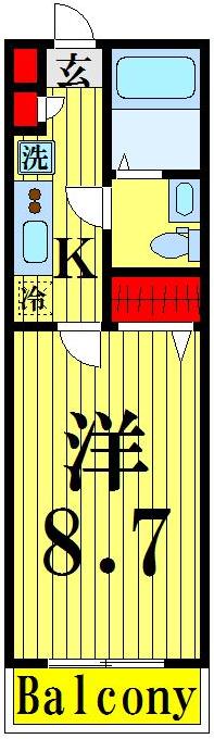 2階の間取り図