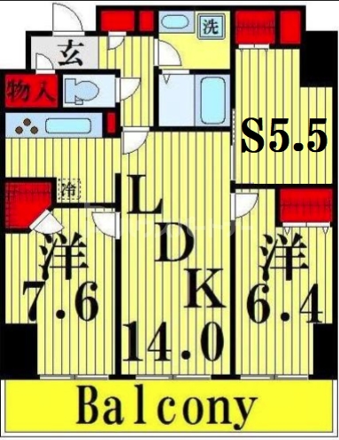 12階の間取り図
