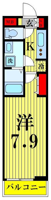 1階の間取り図