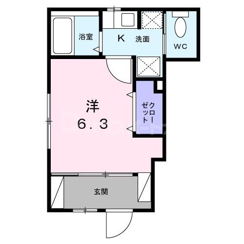 1階の間取り図