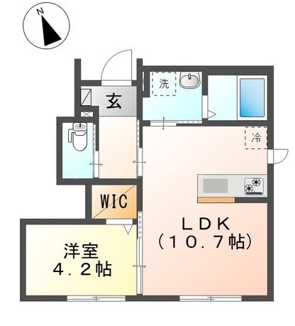 1階の間取り図