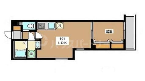 1階の間取り図